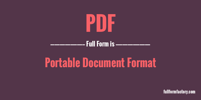 pdf-full-form