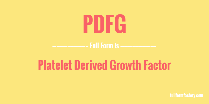 pdfg-full-form