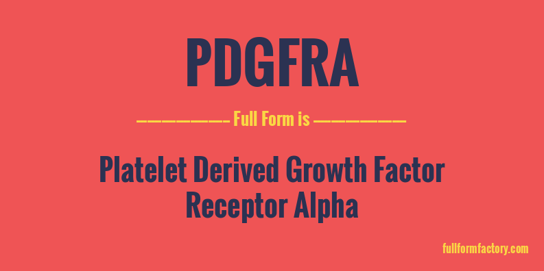 pdgfra-full-form