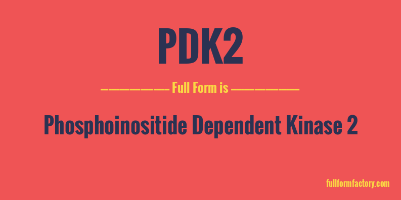 pdk2-full-form