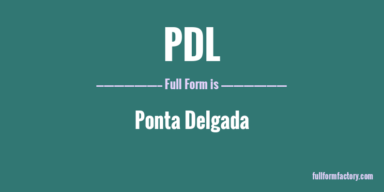 pdl-full-form