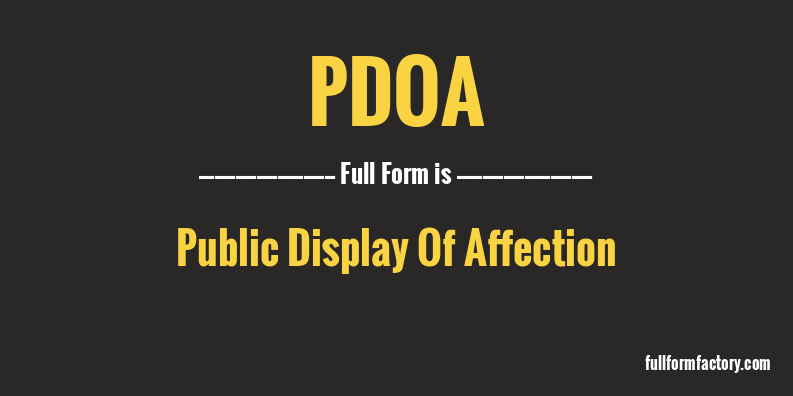 pdoa-full-form