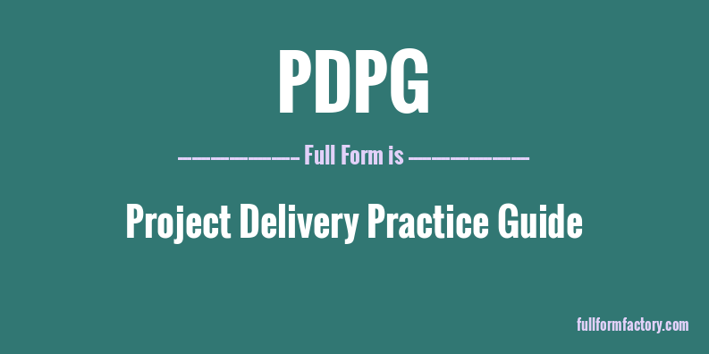 pdpg-full-form