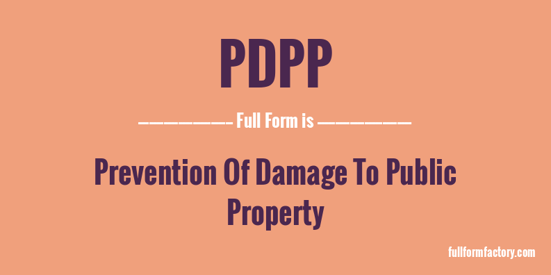 pdpp-full-form