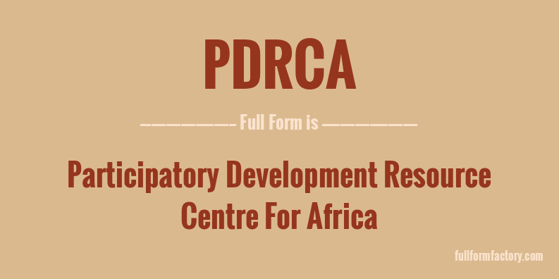 pdrca-full-form