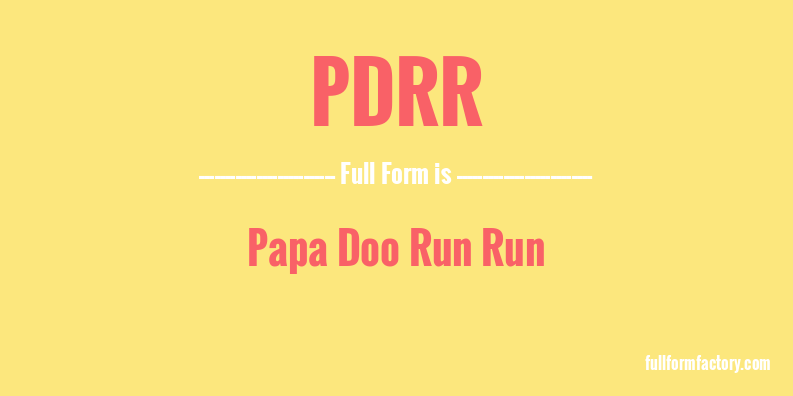 pdrr-full-form