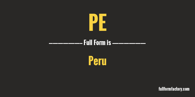 pe-full-form