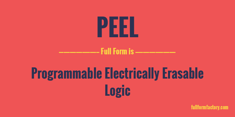 peel-full-form