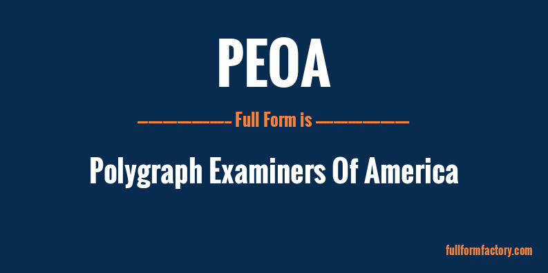 peoa-full-form