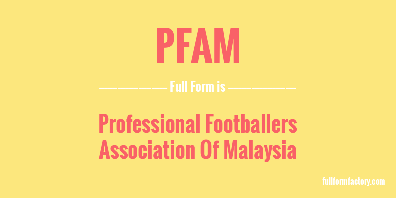 pfam-full-form
