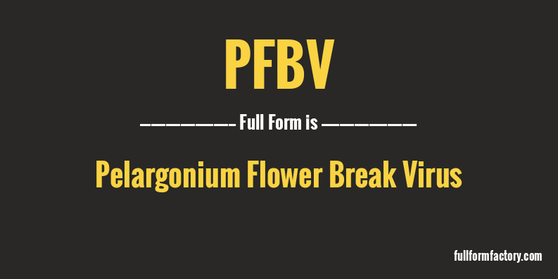 pfbv-full-form