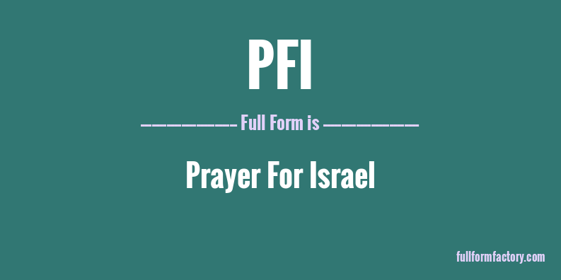 pfi-full-form