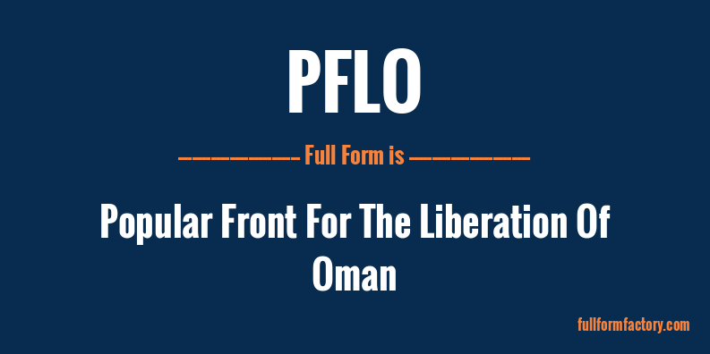 pflo-full-form