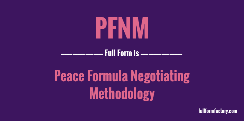 pfnm-full-form