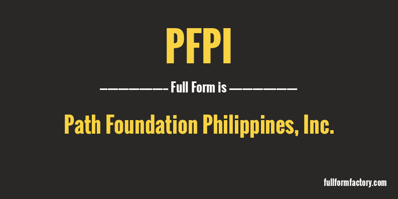 pfpi-full-form