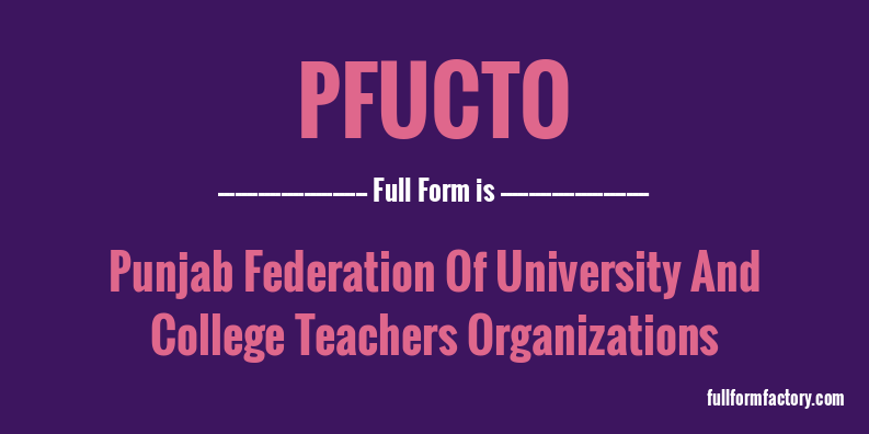 pfucto-full-form