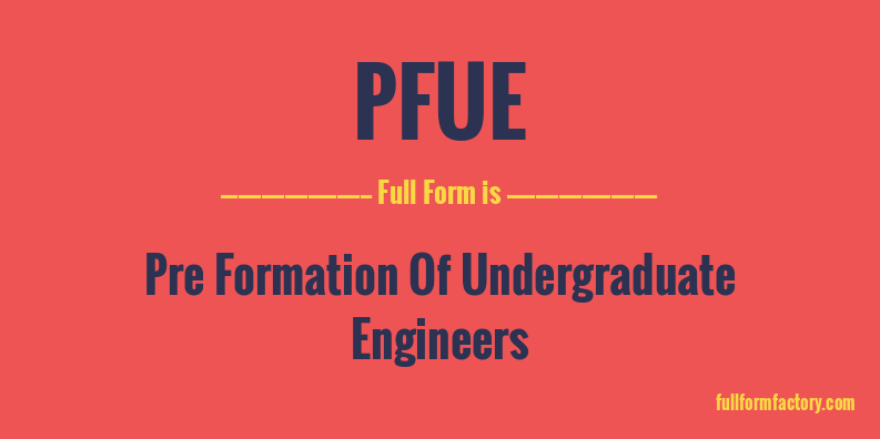 pfue-full-form