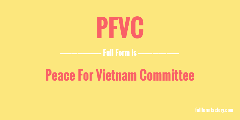 pfvc-full-form
