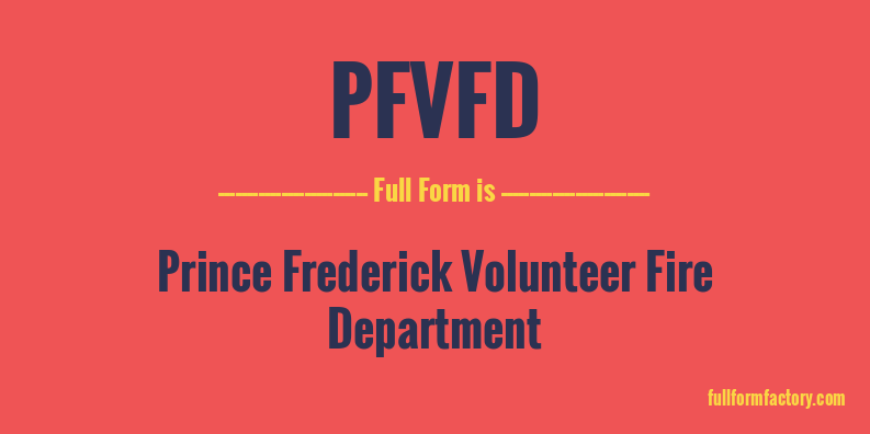 pfvfd-full-form