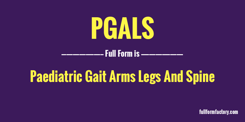 pgals-full-form