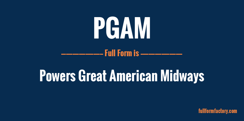 pgam-full-form