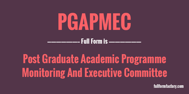 pgapmec-full-form