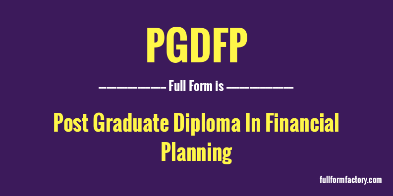 pgdfp-full-form