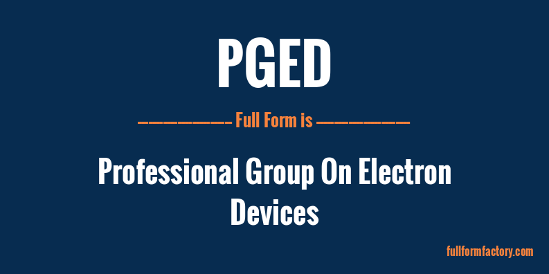 pged-full-form