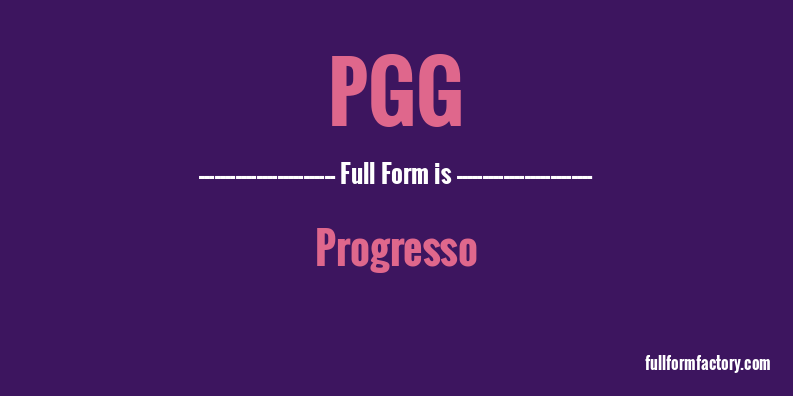 pgg-full-form