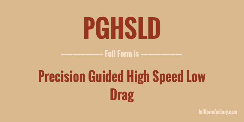 pghsld-full-form