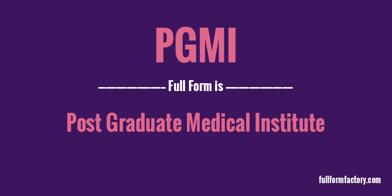 pgmi-full-form