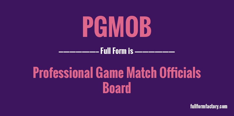 pgmob-full-form