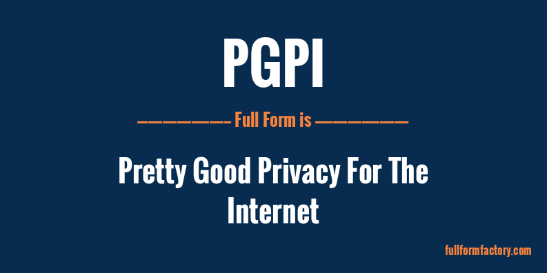 pgpi-full-form