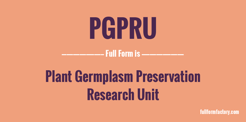 pgpru-full-form