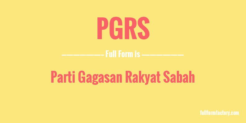 pgrs-full-form
