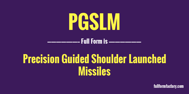 pgslm-full-form