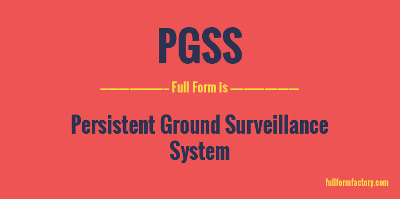 pgss-full-form