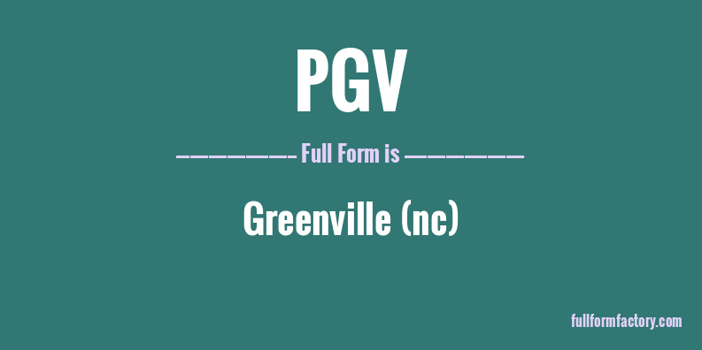 pgv-full-form