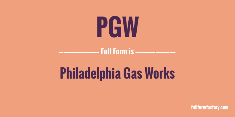 pgw-full-form