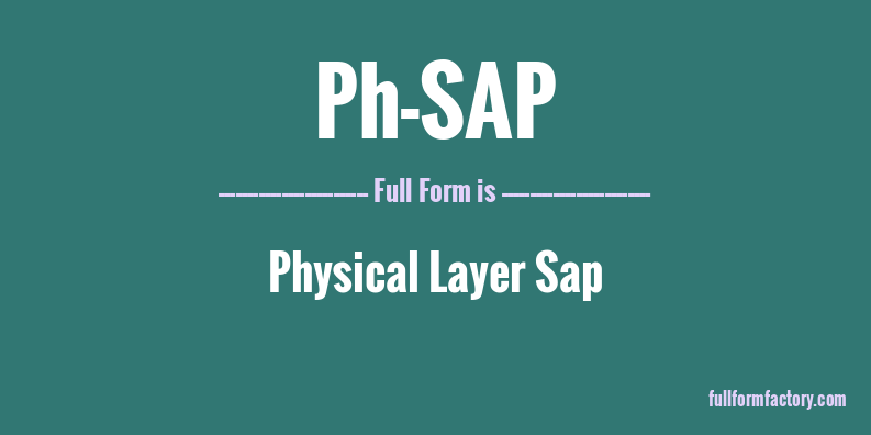 ph-sap-full-form