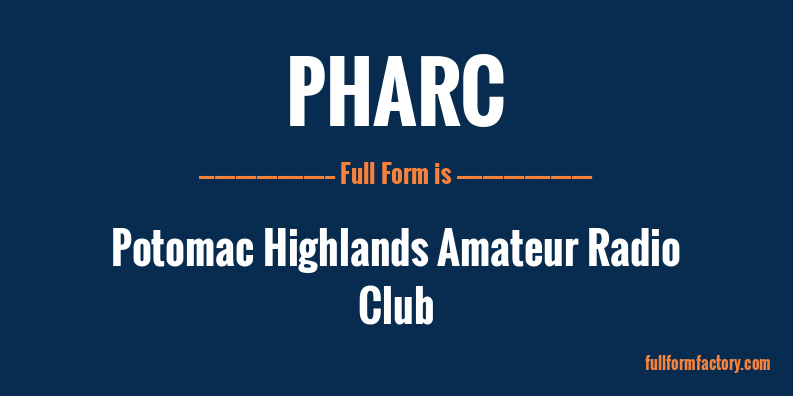 pharc-full-form