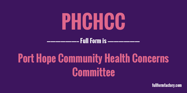 phchcc-full-form