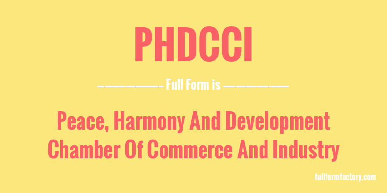 phdcci-full-form