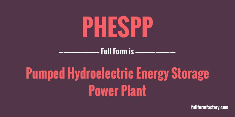 phespp-full-form
