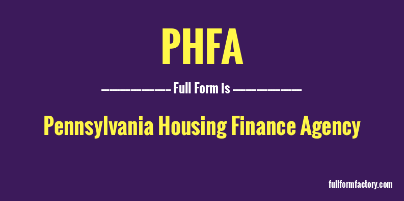 phfa-full-form