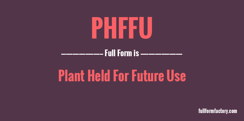 phffu-full-form