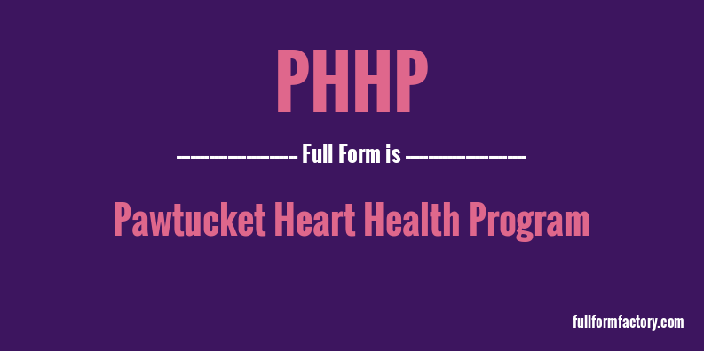 phhp-full-form