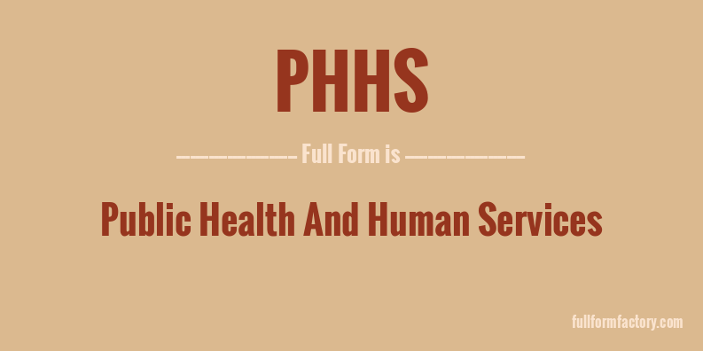 phhs-full-form