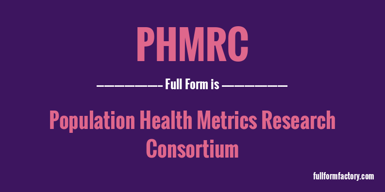 phmrc-full-form