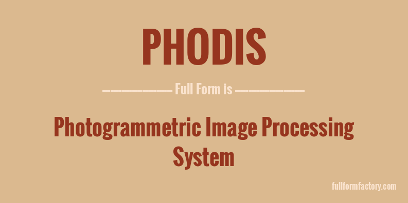 phodis-full-form